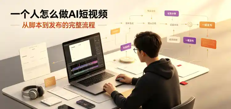 一个人怎么做AI短视频：从脚本到发布的完整流程